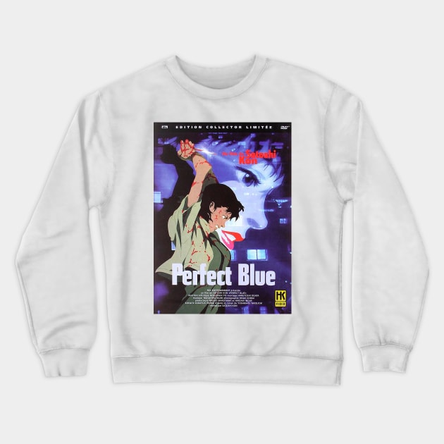 Perfect Blue Crewneck Sweatshirt by Zombiscuit